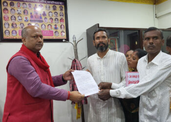 पानी माग्दै मुख्यमन्त्रीलाई ज्ञापन