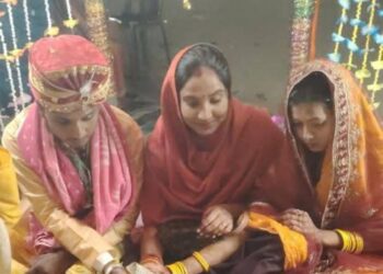 बरियारपट्टी  गाउँपालिका उपाध्यक्ष द्वारा मुखिया परिवारको केटीलाई  कन्यादान